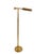 Koch and Lowy 10 inches Height adjustable swing brass pharmacy floor lamp with a cylindrical hood and articulated arm....