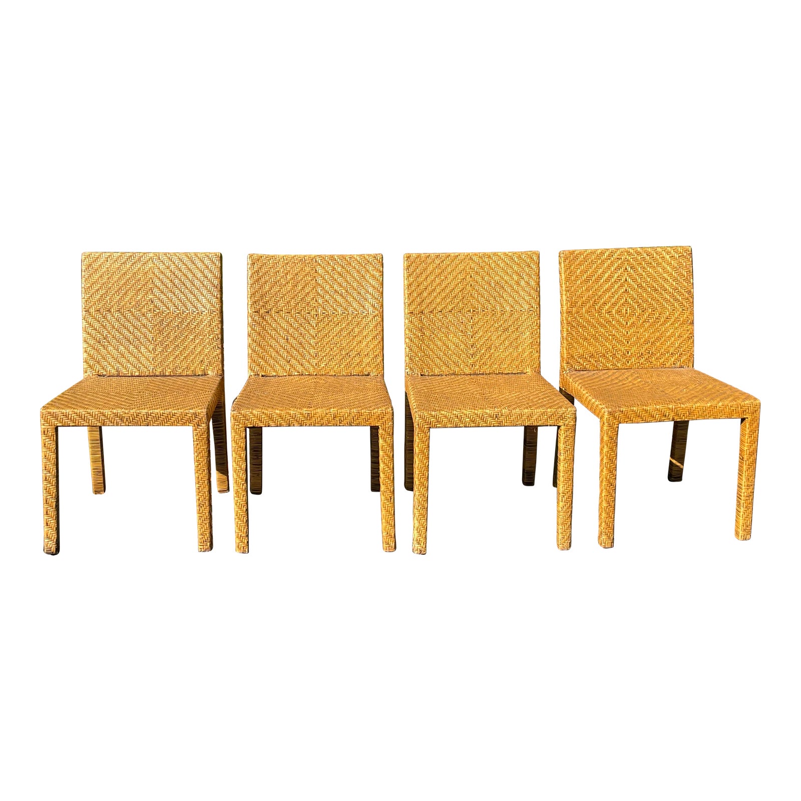 A PAIR OF ART DECO FRENCH-STYLE WALNUT BEDSIDE CUPBOARDS ... - Auctionet - French Art Deco Style Furniture