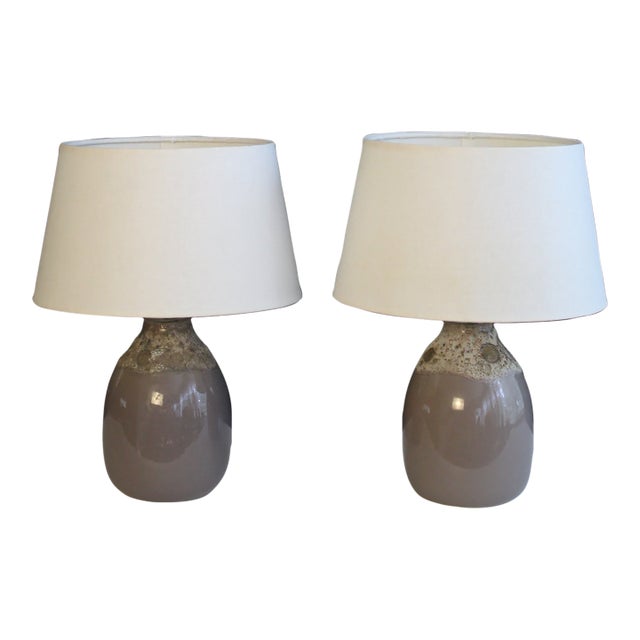 Mid 20th Century Petite Lee Rosen Style Lamps - a Pair For Sale
