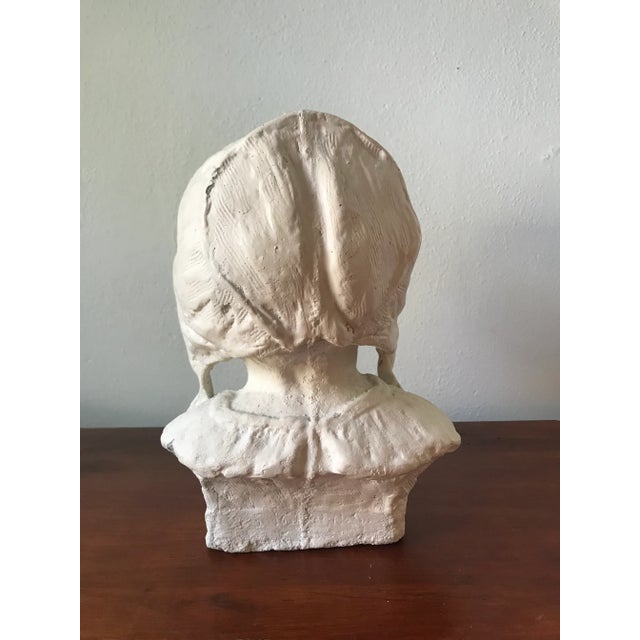 Bust of a Little Dutch Girl in a Bonnet For Sale In Boise - Image 6 of 11