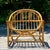 Late 20th Century Vintage Coastal Bent Rattan Lounge Chair For Sale - Image 5 of 9