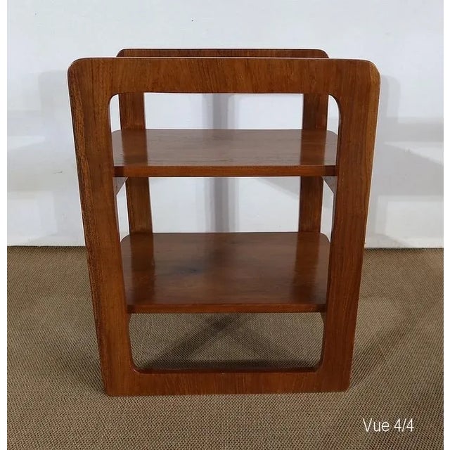 Solid Teak Serving Shelf, 1970s For Sale - Image 12 of 17