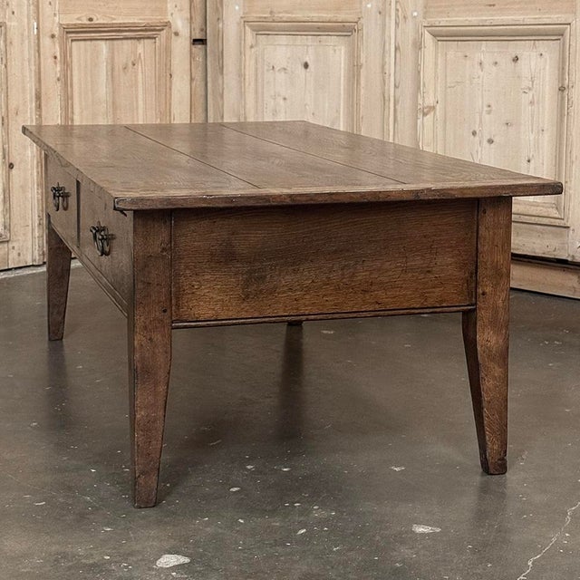 18th Century European Oak Country Coffee Table For Sale - Image 11 of 16
