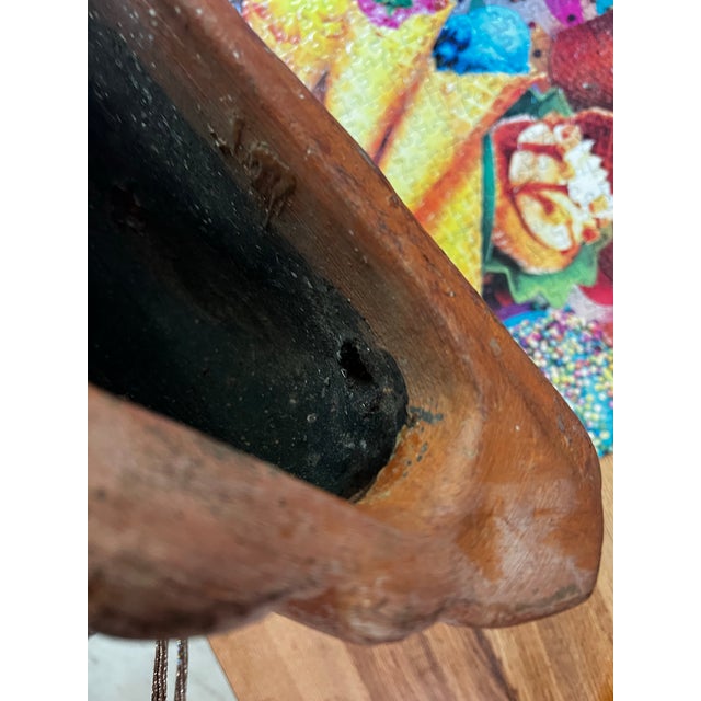 Up for consideration is a beautiful vintage large terracotta wall planter. This would look lovely in your home and it is a...