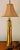 Gothic Signed Mid-Century Artillery Shell Lamp With Equally Interesting Shade and Finial For Sale - Image 3 of 11
