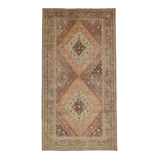 Mid 20th Century Large Antique Khotan Wool Rug For Sale