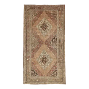 Mid 20th Century Large Antique Khotan Wool Rug