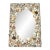 Vintage Coastal Shell Frame Mirror For Sale