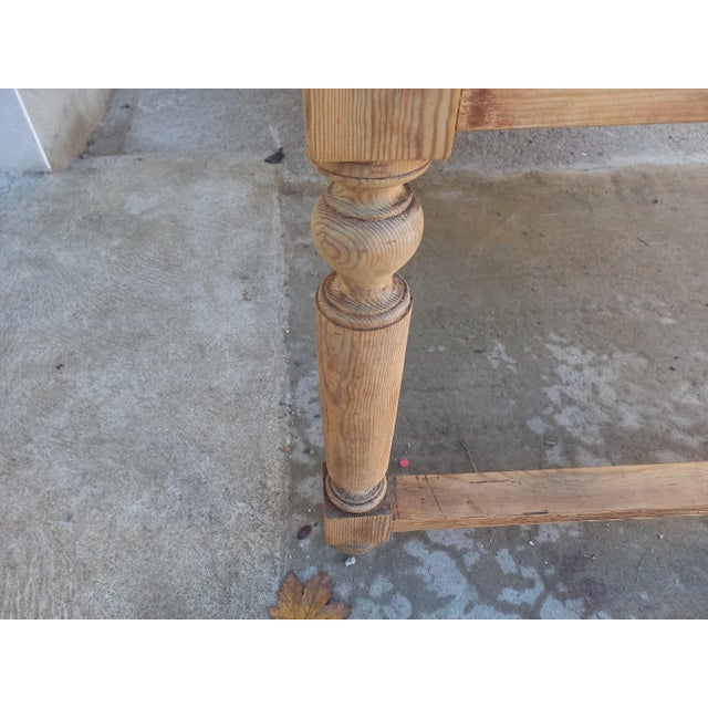 Large Dining Table with Drawers, 1890s For Sale - Image 10 of 18