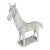 20th Century French Concrete Horse Garden Statue For Sale