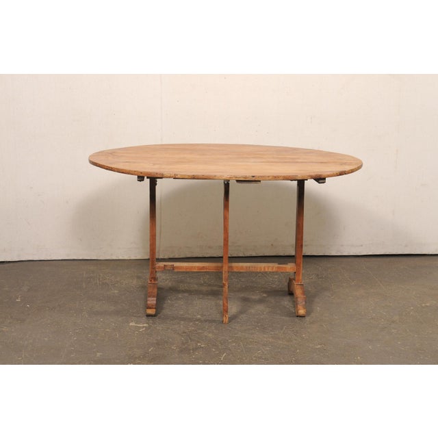 French Wine Tasting Table, Early 20th C. For Sale - Image 4 of 12
