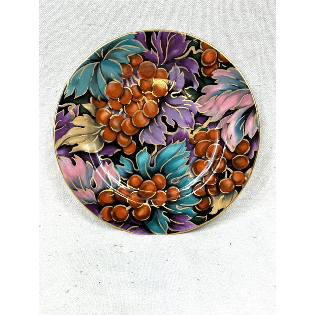 1990s Vintage Fitz and Floyd Plate For Sale - Image 5 of 8