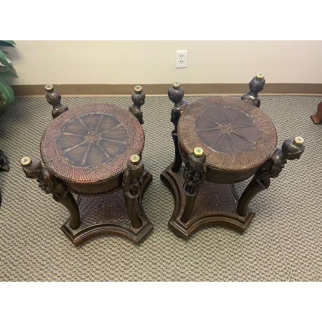 Mid 20th Century Ernest Hemingingway African Queen Collectors Accent Table For Sale - Image 11 of 17