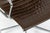 Eames Herman Miller Aluminum Group Thin Pad Brown Leather Office Chair, 2008 For Sale - Image 14 of 18