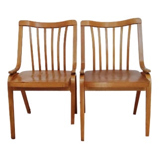 Set of Czechoslovakian Chairs by L. Volák for Ton, 1960s For Sale