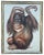 André Margat, Orang-Utan, Pastel Drawing, 1929 For Sale