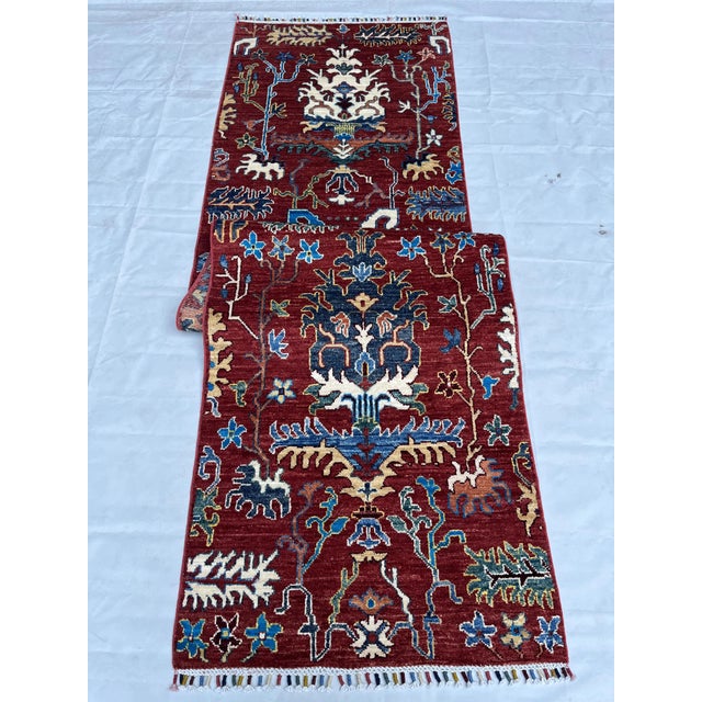 Hand-Knotted Bidjar Runner Rug 2'8" X 9'6" For Sale - Image 11 of 11