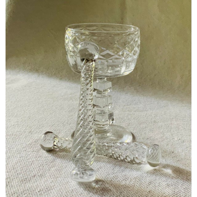 1930s Art Deco Cambridge Glass Cocktail Muddlers, Crystal Barware Pair, Nantucket Estate For Sale - Image 6 of 9