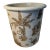 Vintage Amita Chinoiserie Porcelain Monkey Motif Cachepot For Sale