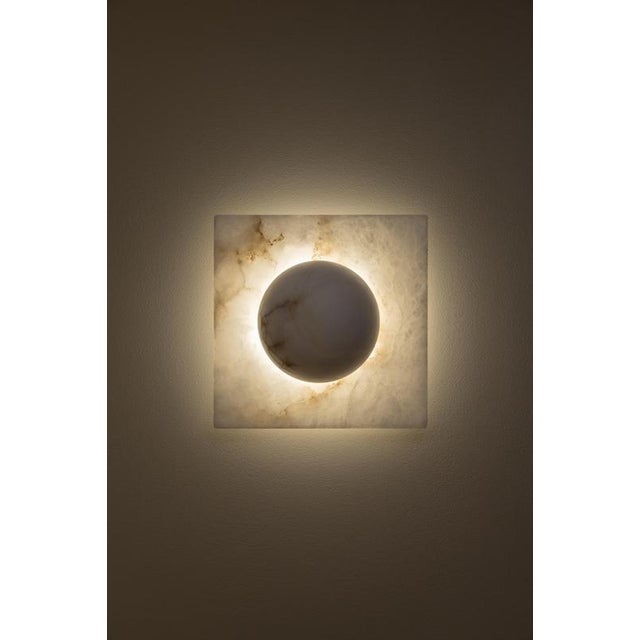 Contemporary BX2 Wall Lamp by United Alabaster For Sale - Image 3 of 8