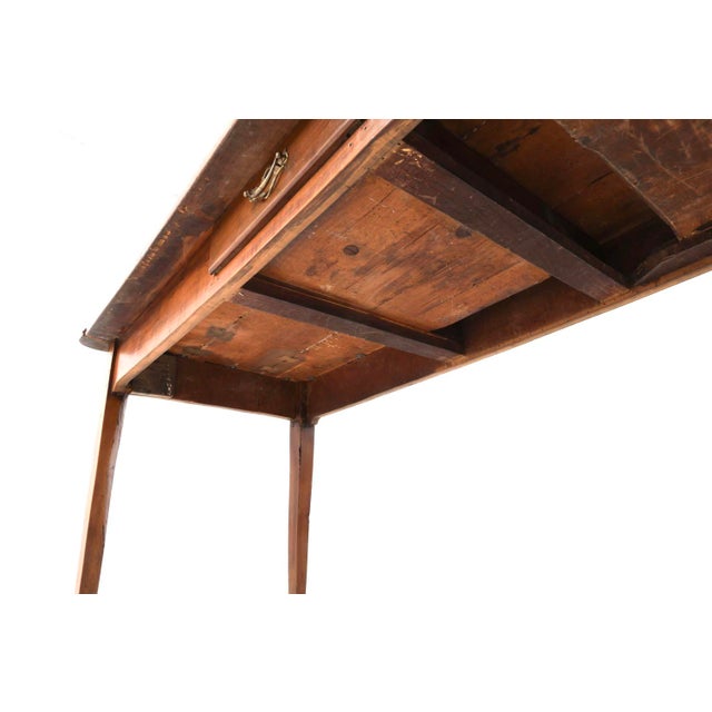 French Provincial Fruitwood Farm Table For Sale - Image 13 of 14