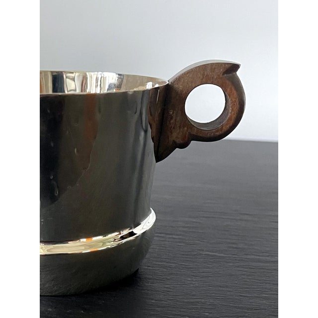 Mid-Century Modern Mid-Century Modern Early Mexican Modern Sterling Silver Coffee Tea Set William Spratling - 3 pcs For Sale - Image 3 of 18