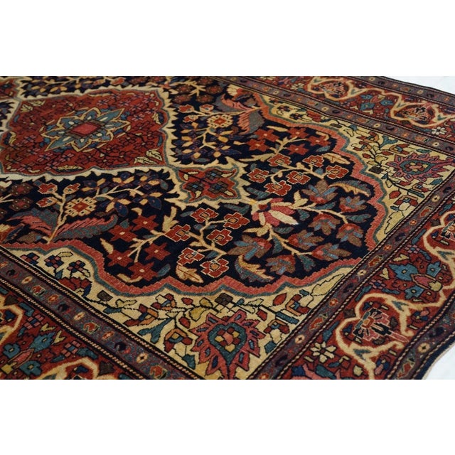 Textile Antique Farahan Sarouk Rug 4'5'' x 6'8'' For Sale - Image 7 of 11