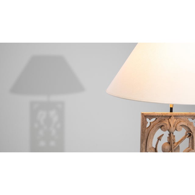 Wood Turn of the Century French Table Lamp For Sale - Image 7 of 10