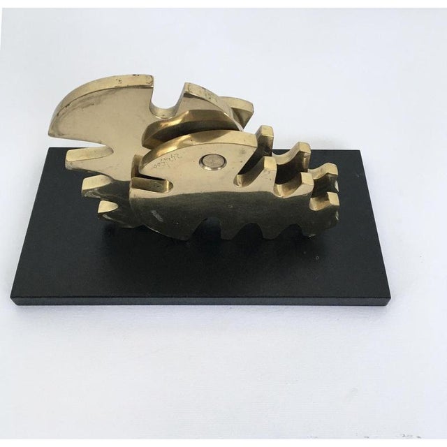 Painted Metal Abstract Life Sculpture, 1980 For Sale - Image 4 of 16