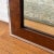 Mid 20th Century Mid-Century Wood and Metal Wall Mirror For Sale - Image 5 of 6