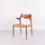 Model 55 Dining Chair in Teak & Woven Seat by N.O Møller For J.L. Møllers, 1960s For Sale - Image 4 of 15