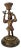 Antique Early 20th Century Bronze Colonial Figure Candle Stick For Sale