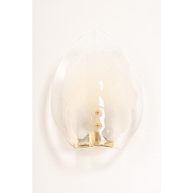 Brass & Murano Glass Wall Lights from Kalmar, Austria, 1970s, Set of 2 For Sale - Image 9 of 15