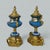 Manufacture de Sevres Antique Pair Celeste Blue French Sèvres Porcelain Ormolu Urns Vases Centerpiece For Sale - Image 4 of 7