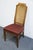 DREXEL HERITAGE Solid Pecan Italian Style Cane Back Dining Side Chair 40.75" High 19.75" Wide 23.25" Deep Seat: 18" High...