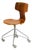 Mid-Century Model 3113 Swivel Desk Chair in Teak by Arne Jacobsen for Fritz Hansen, 1960s For Sale