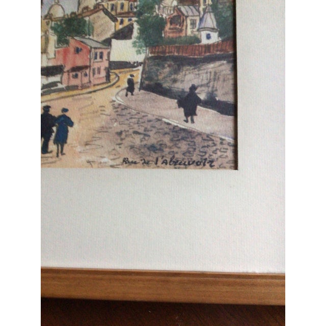 Post Impressionist Vintage Framed Parisian Street Scenes Prints by French Post-Impressionist Painter Élisée Maclet - Set of 3 For Sale - Image 3 of 12