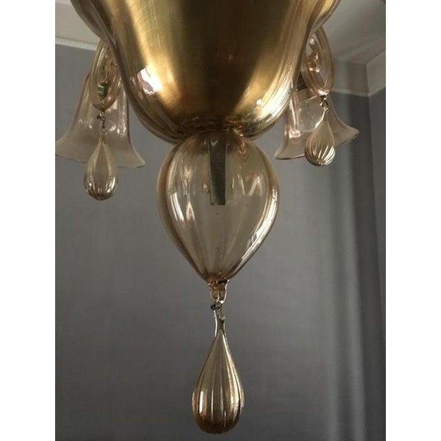 Mid-Century Modern Murano Blown Glass Chandelier, Italy, 1960s For Sale - Image 3 of 18