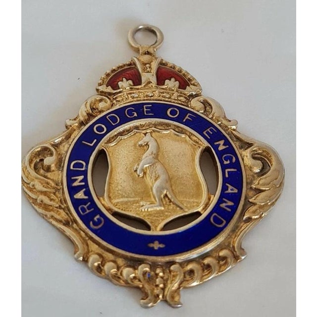 A distinctive British sterling silver-gilt presentation medallion dating to 1933, hallmarked in Chester and associated...