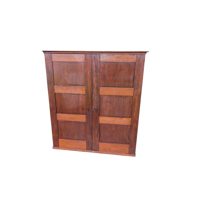 Late 19th Century Early 20th-Century Desktop Specimen & Document Cabinet With Working Key For Sale - Image 5 of 18