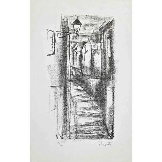 Staircase is an Original Litograph realized by Georges Laporte in 1990s. Limited edition of 20 copies numbered and signed...