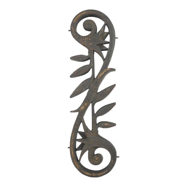 Reclaimed 18.25 In. Art Nouveau Bronze Piece For Sale