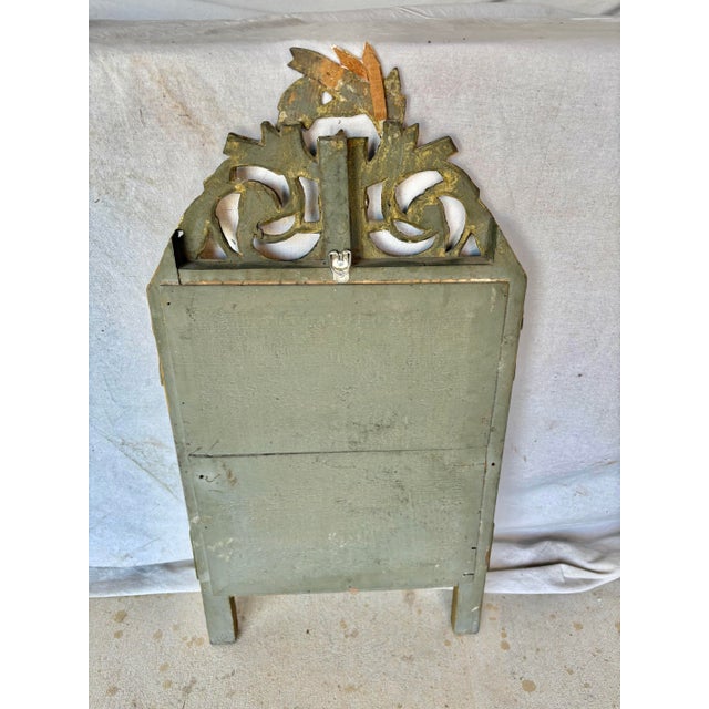 Late 19th Century French Louis XVI Giltwood Wall Mirror For Sale - Image 11 of 12