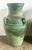 Italian Distressed Italian Ceramic Urns, Glazed Finish, 1930s Roman Style For Sale - Image 3 of 17