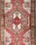 Turkish Vintage Turkish Oushak Gallery Runner With Geometric Design in Red, Olive Green For Sale - Image 3 of 7