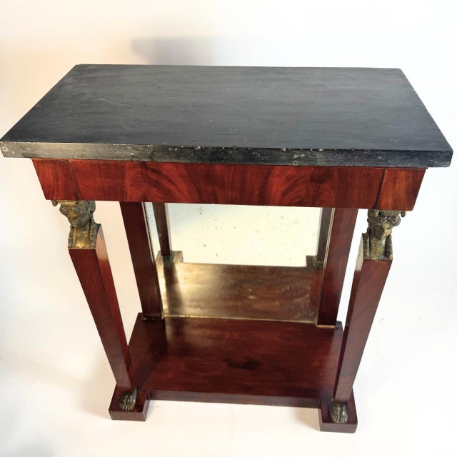 Wood Retour d’Égypte Console, 1815 For Sale - Image 7 of 9