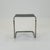 Contemporary Bauhaus Club Side Table in Metal and Chrome from Fiam For Sale - Image 3 of 16