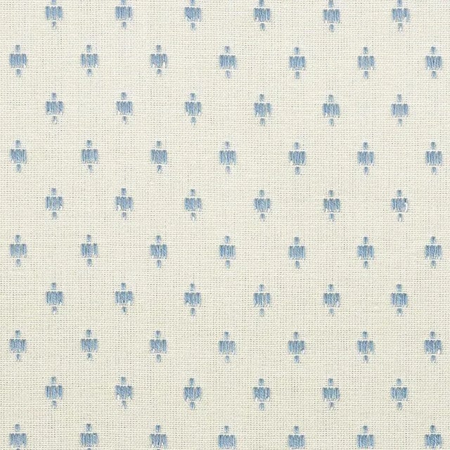 Schumacher Barlow Fabric in Sky For Sale