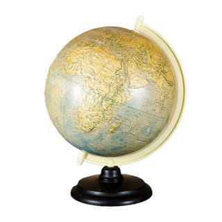 Physical Globe with Relief from Paul Räth Nachf. KG, Leipzig, 1964 For Sale
