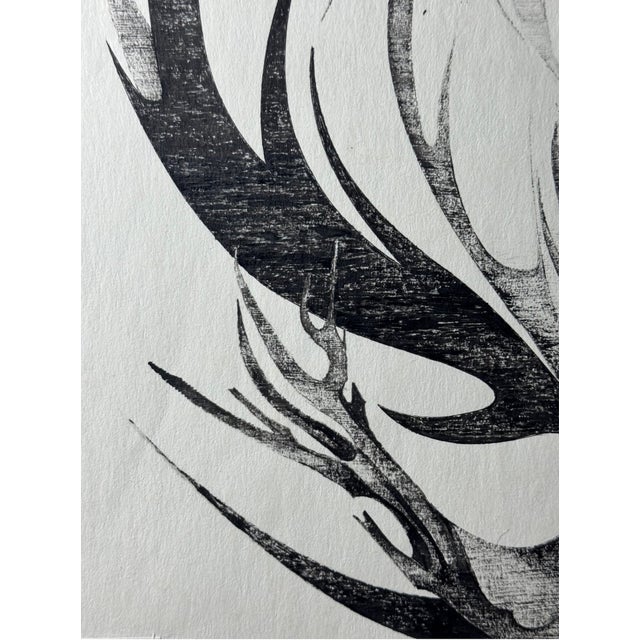 1960s Eugène Eechaut, Composition, Original Ink Drawing, 1969, Framed For Sale - Image 5 of 13